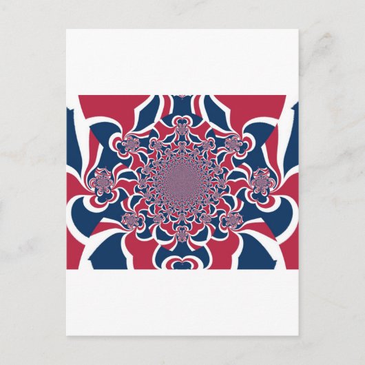 Verwirren von Kaleidoskop Art Print Postkarte (Vorderseite)