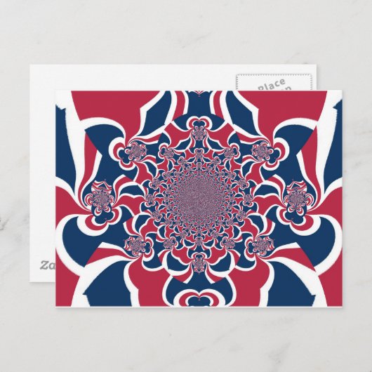 Verwirren von Kaleidoskop Art Print Postkarte (Vorne/Hinten)