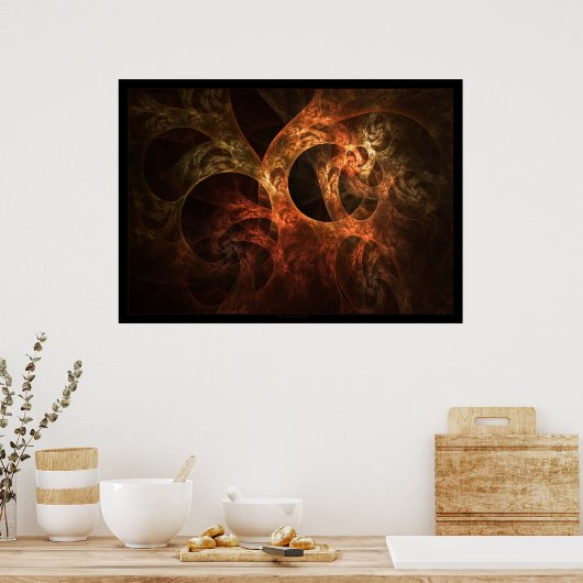 Verwirrende Gedanken Poster (Küche)