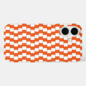 Verwirrende Linien Orange Case-Mate iPhone Hülle (Rückseite (Horizontal))