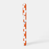 Verwirrende Linien Orange iPhone 16 Hülle (Linke Seite)