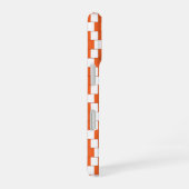 Verwirrende Linien Orange iPhone 16 Hülle (Rechte Seite)