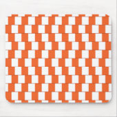 Verwirrende Linien Orange Mousepad (Vorne)