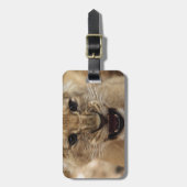 Verwirrendes Löwejunges Gepäckanhänger (Vorderseite vertikal)