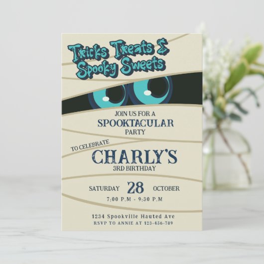 verwirrt einladung (Stehend Vorderseite)