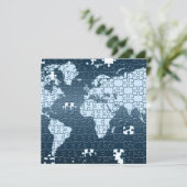 Verwirrt!Einladungen Einladung (Stehend Vorderseite)