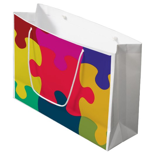 verwirrt große geschenktüte (Vorderseite Schrägansicht)