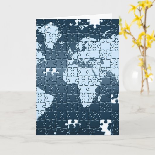 Verwirrt! Gruß-Karte Karte (Gelbe Blume)