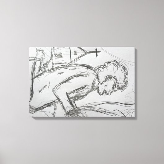 verwirrt leinwanddruck (Vorderseite)