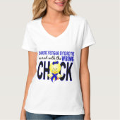 Verwirrt mit falschem Küken CFS- T-Shirt (Vorderseite)