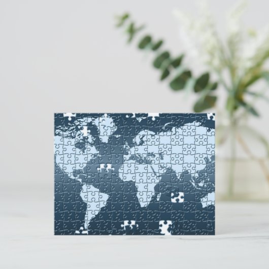 Verwirrt! Postkarte (Stehend Vorderseite)