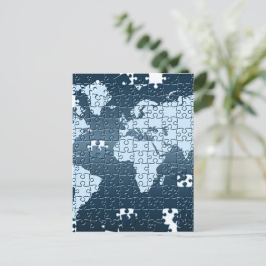 Verwirrt! Postkarte (Stehend Vorderseite)