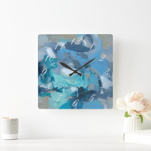 Verwirrt Quadratische Wanduhr (Zuhause)
