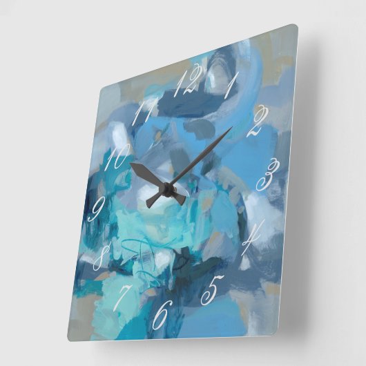 Verwirrt Quadratische Wanduhr (Winkel)