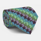 Verwirrt über Autismus - Krawatte des Autismus (Gerollt)