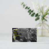 "Verwirrte Armbänder in Schwarzem" und im Weiß Visitenkarte (Stehend Vorderseite)