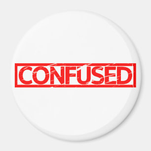 Verwirrte Briefmarke Magnet