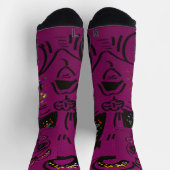 Verwirrte Bunny Crew Socken (Oben)
