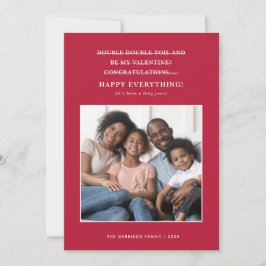 Verwirrte Coronavirus Holiday Grüße Ankündigung