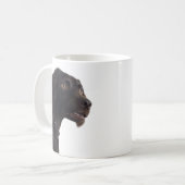 Verwirrte Dog Meme-Tasse doppelseitig Kaffeetasse (Vorderseite Links)