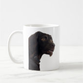 Verwirrte Dog Meme-Tasse doppelseitig Kaffeetasse (Links)