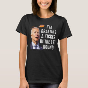 Verwirrte Drafting Kicker Funny Fantasy Football D T-Shirt