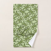 Verwirrte Eidechsen Badhandtuch Set (Handtuch)