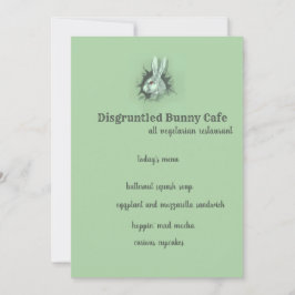 Verwirrte Hasen-Karte Einladung