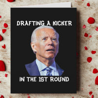 Verwirrte Joe Biden Fantasy Football Loser Draftin