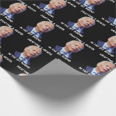 Verwirrte Joe Biden Fantasy Football Loser Draftin Geschenkpapier (Ecke)