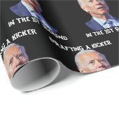 Verwirrte Joe Biden Fantasy Football Loser Draftin Geschenkpapier (Rolleneckpunkt)