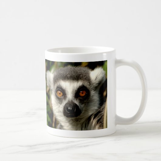 Verwirrte Lemur-Tasse Kaffeetasse (Rechts)