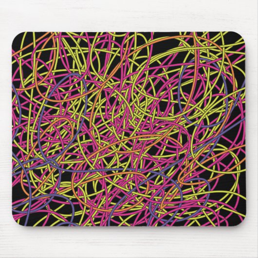 Verwirrte Mausunterlage Mousepad (Vorne)