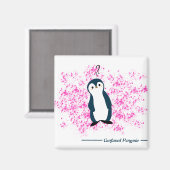 Verwirrte Pinguin Magnet (Vorderseite/Rückseite)