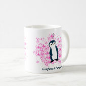 Verwirrte Pinguin-Tasse Kaffeetasse (VorderseiteRechts)