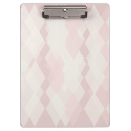 Verwirrte Raute in sanften Farben Klemmbrett