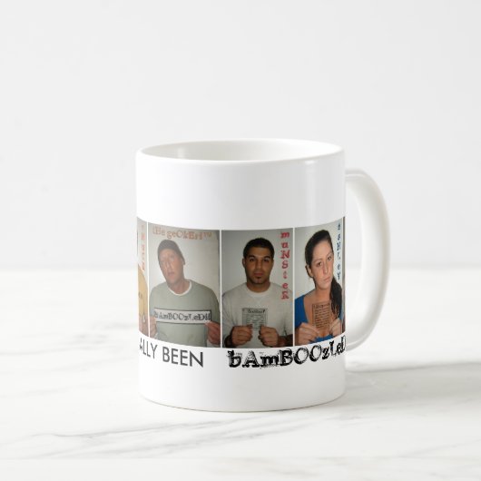 Verwirrte Tassen-Schuss-begrenzte Ausgabe Kaffeetasse (VorderseiteRechts)