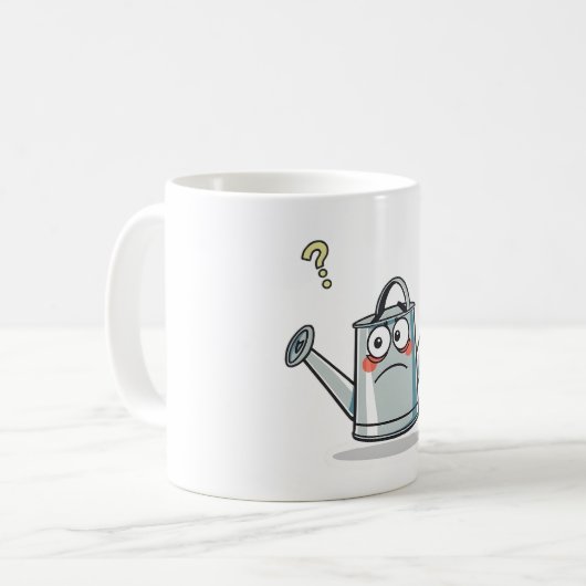 Verwirrte Wasserdose Kaffeetasse (Vorderseite Links)