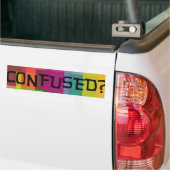 Verwirrter Autoaufkleber (Auf Lkw)