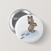 Verwirrter Bär Button (Vorne & Hinten)