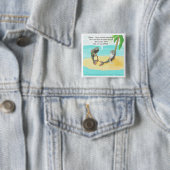 Verwirrter Fisch Lustig Button (Beispiel)