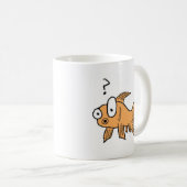 Verwirrter Goldfisch Kaffeetasse (VorderseiteRechts)