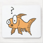 Verwirrter Goldfisch Mousepad (Vorne)
