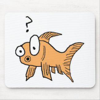 Verwirrter Goldfisch Mousepad