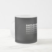 Verwirrter Pavian Mattglastasse (Vorderseite Links)