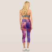 Verwirrter Speicher Capri Leggings (Rückseite)