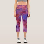 Verwirrter Speicher Capri Leggings (Vorderseite)
