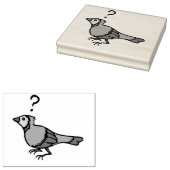 Verwirrter Vogel Gummistempel (Stempel)