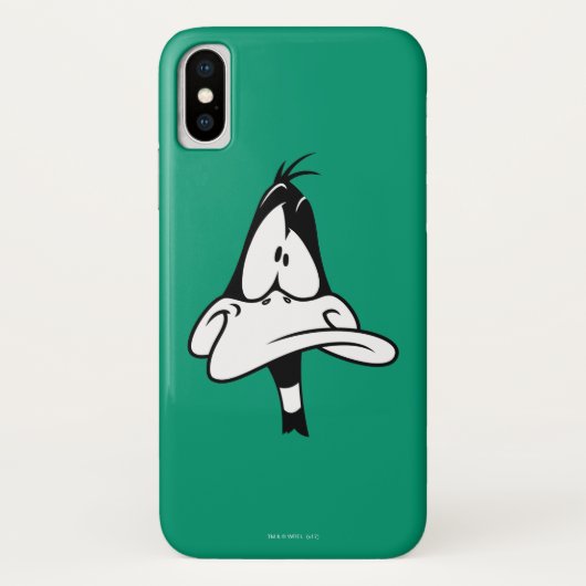 Verwirrtes DAFFY DUCK™-Gesicht Case-Mate iPhone Hülle (Rückseite)