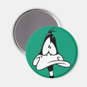 Verwirrtes DAFFY DUCK™-Gesicht Magnet (Vorderseite/Rückseite)